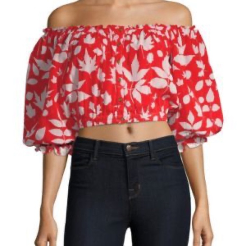 Carolina K Silk Crop Blouse